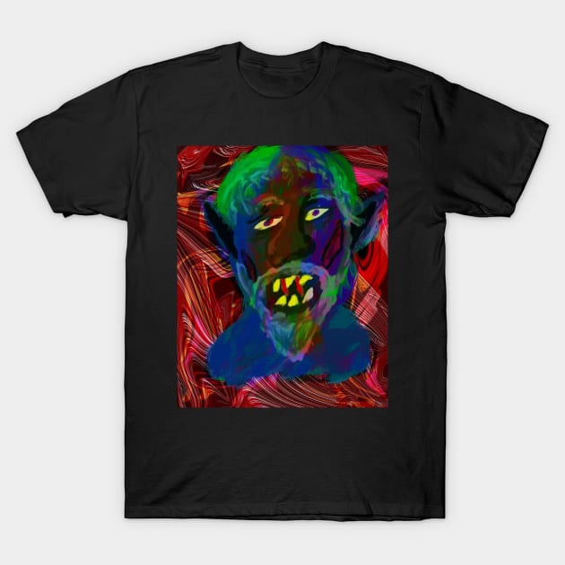 Trippy zombie T-Shirt by Joelartdesigns